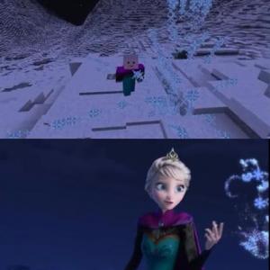 アナと雪の女王 の Let It Go を マインクラフト で再現した動画が話題 比較動画も公開 ガジェット通信 Getnews