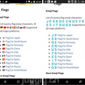 Android 5 0 Lollipop では9の絵文字国旗が表示可能 ガジェット通信 Getnews