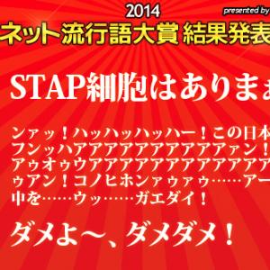 ネット流行語大賞14 発表 金賞は Stap細胞はありまぁす 銀賞には この日本ンフンフンッハアアアアアアアアアアァン ウッ ガエダイ ガジェット通信 Getnews