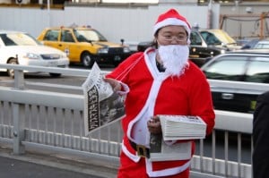 新宿南口にて